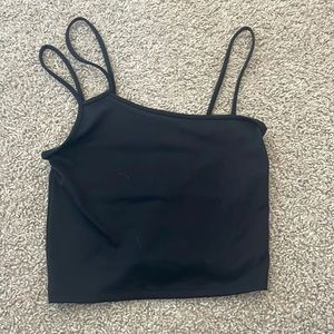 Abercrombie & Fitch Black Crop Top
